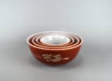 Pyrex Nesting “Autumn Harvest” Mixing Bowl Set