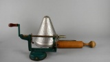 Apple Corer with Aluminum Cone Food Mill & Wooden Pestle