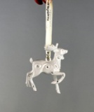 Pandora 2017 Reindeer Figurine Christmas Ornament in Original Box