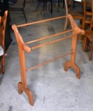 Hand Made Wooden Quilt / Blanket Rack
