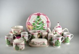 Sango “Home for Christmas” Twelve Piece Breakfast / Dessert Set