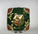 Certified International Susan Winget 16”  “Holiday Lodge” Platter