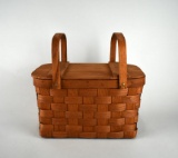 Basketville 13” Two Handle Picnic Basket, Vermont