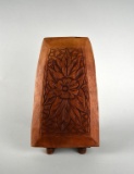 Carved Wood Folding Tray