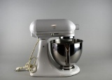 Kitchen Aide Artisan White Stand Mixer with Stainless Bowl & Three Attachments