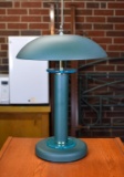 Modernist Style Green Metal Table Lamp