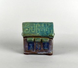 Studio Art Pottery House for Holding Sugar Packets