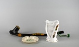 Lot of Three Irish Origin Items: Belleek, Royal Tara, & Other
