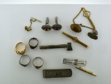 Lot of Vintage Men's Jewelry Pieces