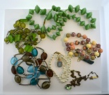 Lot of Costume / Art Jewelry Necklaces