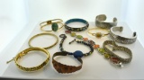 Lot of Costume / Art Jewelry Bracelets