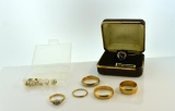 Lot of 14K Gold Bands and other 14K Gold Pieces