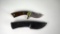 Vintage Fixed Blade Hunter Gut Hook Knife with Leather Sheath