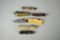 Lot of Six Compromised Pocket Knives
