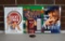 Lot of Four Metal Tobacco Advertisement Signs, Thermometer & Other Tobacco Collectibles
