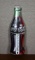 Coca-Cola Bottle-Shaped Metal Thermometer Advertisement Sign, Lot 212