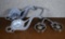 Lot of Two Horse's Bits with Engraved Cheek Pieces: Zephyz & Other