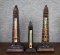 Lot of Three Vintage Washington Monument Obelisk Thermometers