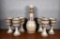 Gunderson Studio Art Pottery Decanter & Six Goblets, 1979