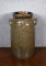 Antique Alkaline Glaze So. Car. Stoneware Crock with Married Churn-Type Lid