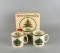 Set of Three Spode “Christmas Tree” Tom & Jerry Mugs