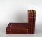 Antiquarian Five Volume Leather Bound Set of Writings by Sir Rabindranath Tagore, 1916 & 1917