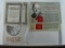 Three 14K Gold Commemorative Tokens (Truman, Eisenhower, Copper Cent