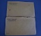 Two 1960-P US Mint Coin Proof Sets