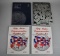 3 Uncirculated 50 States Commemorative Quarter Sets in Folders and 12 Near Mint Kennedy Half Dollars