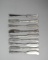 Gorham “1938” Sterling Silver Butter Knives, Nine Pieces