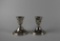 Pair of Weighted Sterling Silver Candle Holders