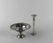 Two Preisner Weighted Sterling Silver Pieces: Compote & Bud Vase