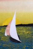 G. Clark Sealy (American, 1955-  ) “Sailboat” Ltd. Ed. (94/100) Etching, Signed and Numbered