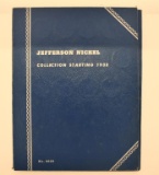 Circulated Jefferson Nickel Collection, 1938-1961, in Two Folders