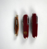 Lot of Three Multi-Blade Pocket Knives: Old Crafty 954S, “Star in Q” Swiss Army, & Other Swiss Army