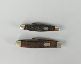 Two Shrade Three-Blade Stockman Knives: 834 & 861