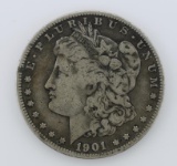 Circulated 1901-S Morgan Silver Dollar
