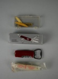 Lot of Four Small Utility & Collector Knives
