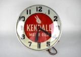 Vintage Kendall Motor Oil Electric Analog Shop Clock by Swihart Products