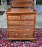 Antique Mahogany Chippendale Style Hand Made Diminutive Chest with Graduated Drawers