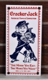 Porcelain & Metal Cracker Jack “The More Your Eat-The More You Want” Advertisement Sign