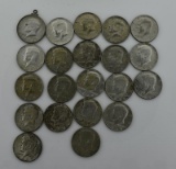 Lot 1965-69 40% Silver Kennedy Half Dollars