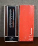Vintage Airguide Model No. 422 Indoor & Outdoor Temperature Thermometer in Original Box