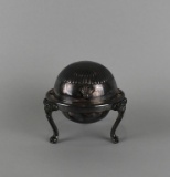 F. B. Rogers Silver Co. 273 Roll Top Caviar / Butter Dish with Glass Insert