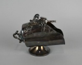 Silver Plated Sugar Scuttle with Original Scoop