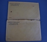 Two 1960-P US Mint Coin Proof Sets