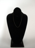 14K Gold 18” Chain Necklace