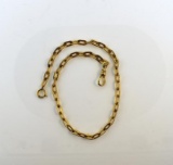 Gold Filled Pocket Watch Chain, 13” L