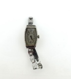 Antique Ollendorff Art Deco Period 14K White Gold Filled Ladies Wristwatch
