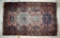 Antique Persian Handknotted 2.5' x 4' Wool Rug with Four Central Medallions